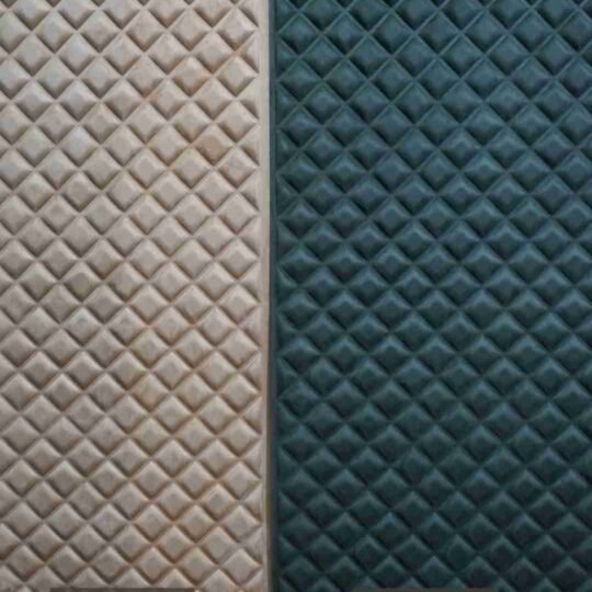 Fabricio Beige Cushion X Green Cushion