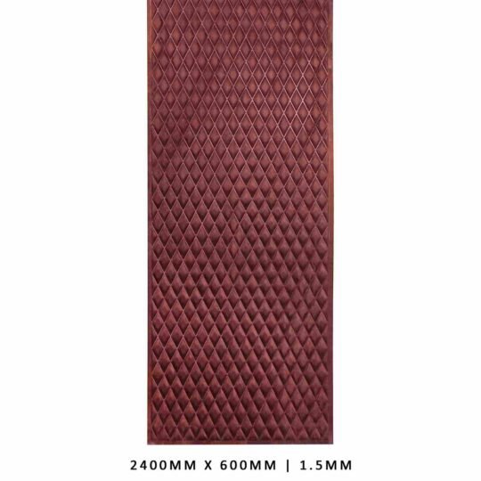 Fabricio Maroon Chequered